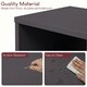 image 8 of Vida Designs Oxford 4 Tier Cube Bookcase Display Storage, Grey
