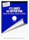 image 1 of 175 Sheet Bumper Jotter Pad