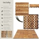 image 2 of Outdoor Tiles Tabula - easy click installation, acacia wood, weather-safe | Brown | brown | 31 x 31 x 2,20 cm | 20