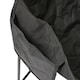 image 7 of Harbour Housewares Premium Folding Camping Chairs with Pockets & Carry Bag - Black - Pack of 2 | Black | Black