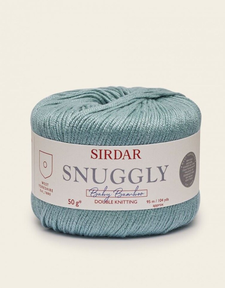 Sirdar Turquoise Snuggly Baby Bamboo DK Yarn (Value Pack 10 x 50g Balls) For Crochet, Knitting - 95m per ball