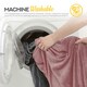 image 2 of MONHOUSE Heated Throw - Electric Blanket - Digital Controller - Timer up to 9 hours, 9 Heat Settings - Machine Washable - Single 130X160cm - PINK SHEARLING