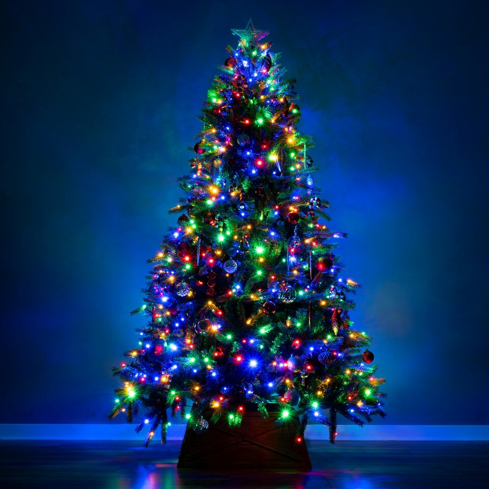 image 1 of Christmas Tree World  9ft/270cm Ultra Devonshire Fir - Multicolour/Warm White