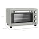 image 7 of HOMCOM Mini Oven 21L Electric Grill w/ Adjustable Temp 1400W, Silver Tone