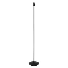 Contemporary and Sleek Matt Black Metal Floor Lamp Base with Inline Switch | Black