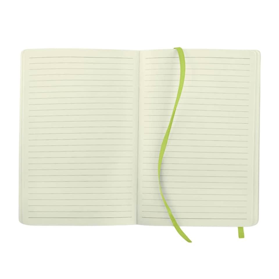 image 1 of MidOcean Breta Recycled A5 Notebook - Lime - One Size