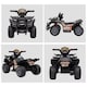 image 8 of HOMCOM 6V Kids Electric Ride on Car Toddler Quad Bike ATV for 18-36 month Black