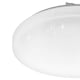 image 3 of EGLO Frania-S Rounded White Crystal Effect Wall or Ceiling Light