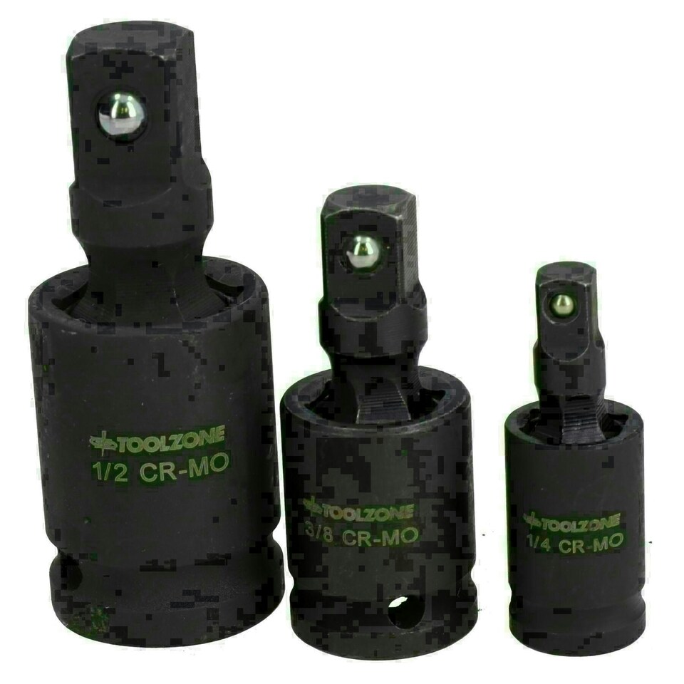 image 1 of 1/4"dr 3/8"dr & 1/2"dr Drive Impact Universal Joint UJ Wobble Socket Extension