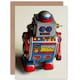 image 1 of Retro Toy Robot Cool Fun Kids Birthday Child Kids Card