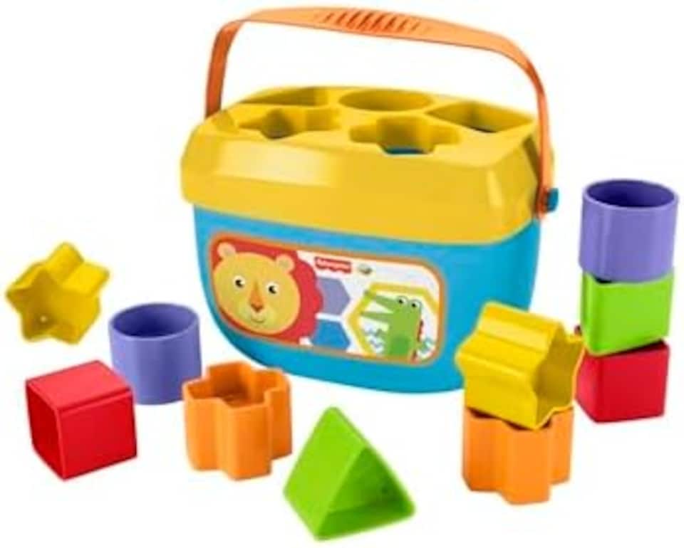 image 1 of Fisher Price Baby First Chunky Blocks Shape Sorter