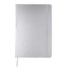 XD Collection Classic Hard Cover A5 Notebook - Silver - One Size
