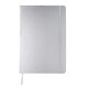 image 1 of XD Collection Classic Hard Cover A5 Notebook - Silver - One Size