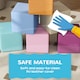 image 5 of HOMCOM 12 PCs Soft Play Blocks Soft Foam Toy Blue | Blue | Blue