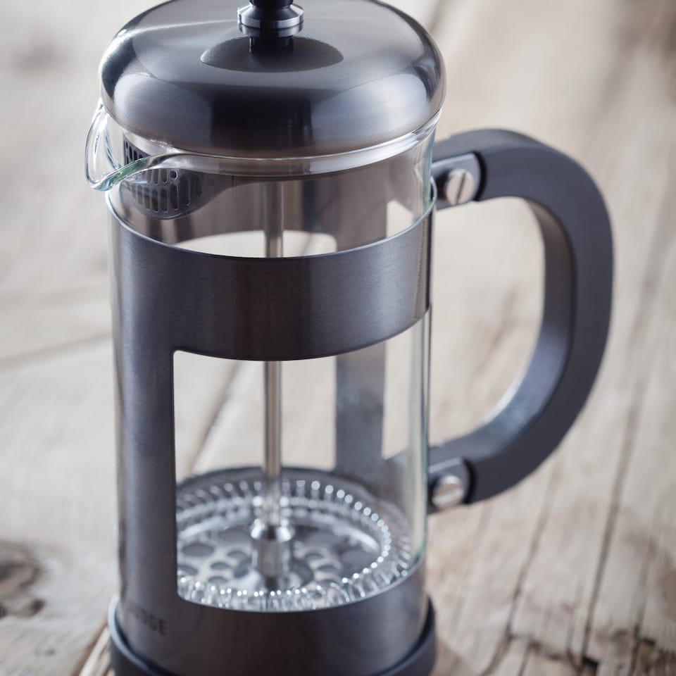 image 1 of Judge Borosilicate Glass Cafetiere 3 Cup 350ml Anthracite