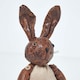 image 4 of Homescapes Faux Leather Animal Rabbit Door Stopper