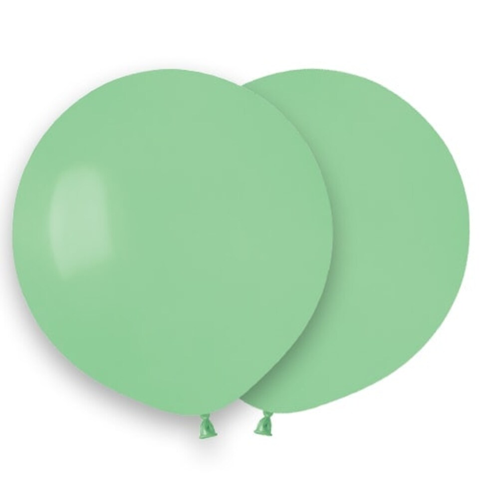 Mint Green Biodegradable Latex Balloons 48cm / 19 in - Pack of 25