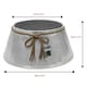image 2 of Holly International Silver Shimmer Christmas Tree Skirt Collar