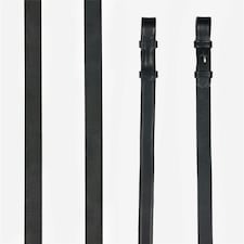 LeMieux Kris Extreme Rubber Reins Black | Pony