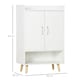 image 7 of HOMCOM Modern Shoe Cabinet Storage Organizer w/ Doors and Shelves for Entryway