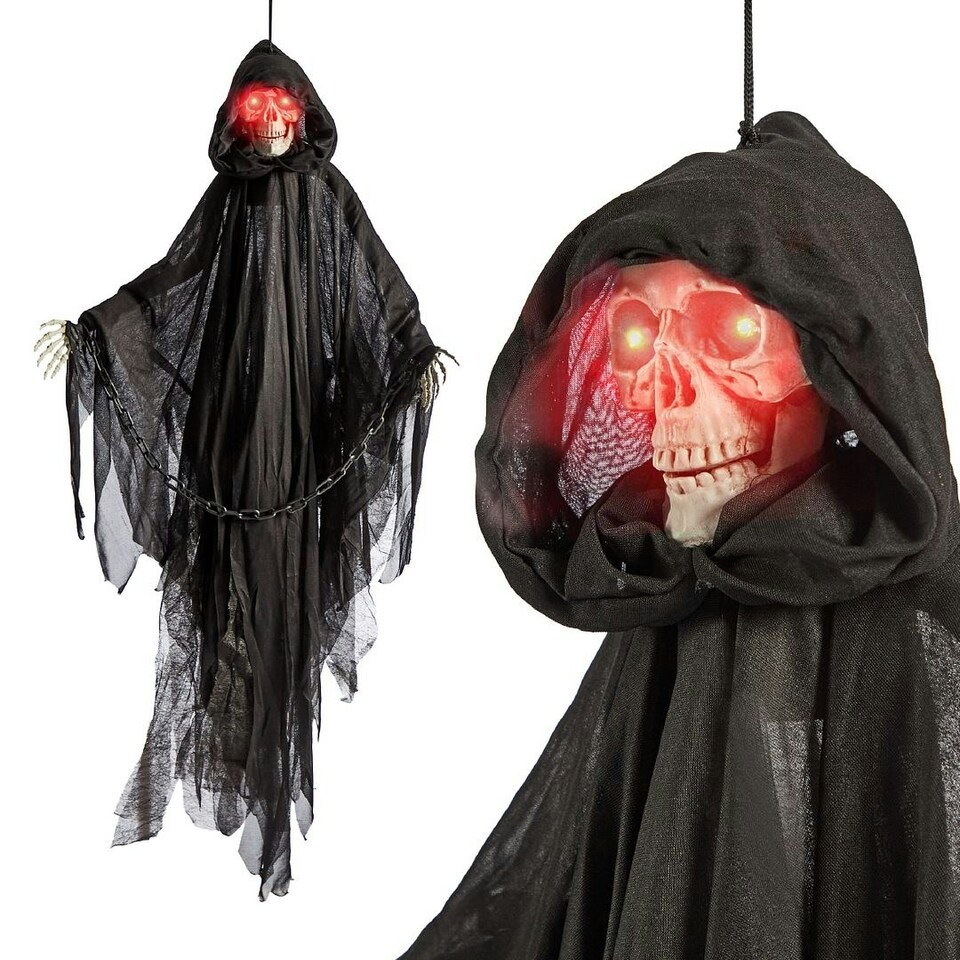 image 1 of Global Gizmos 47929 Hanging Animated Skeleton 100cm