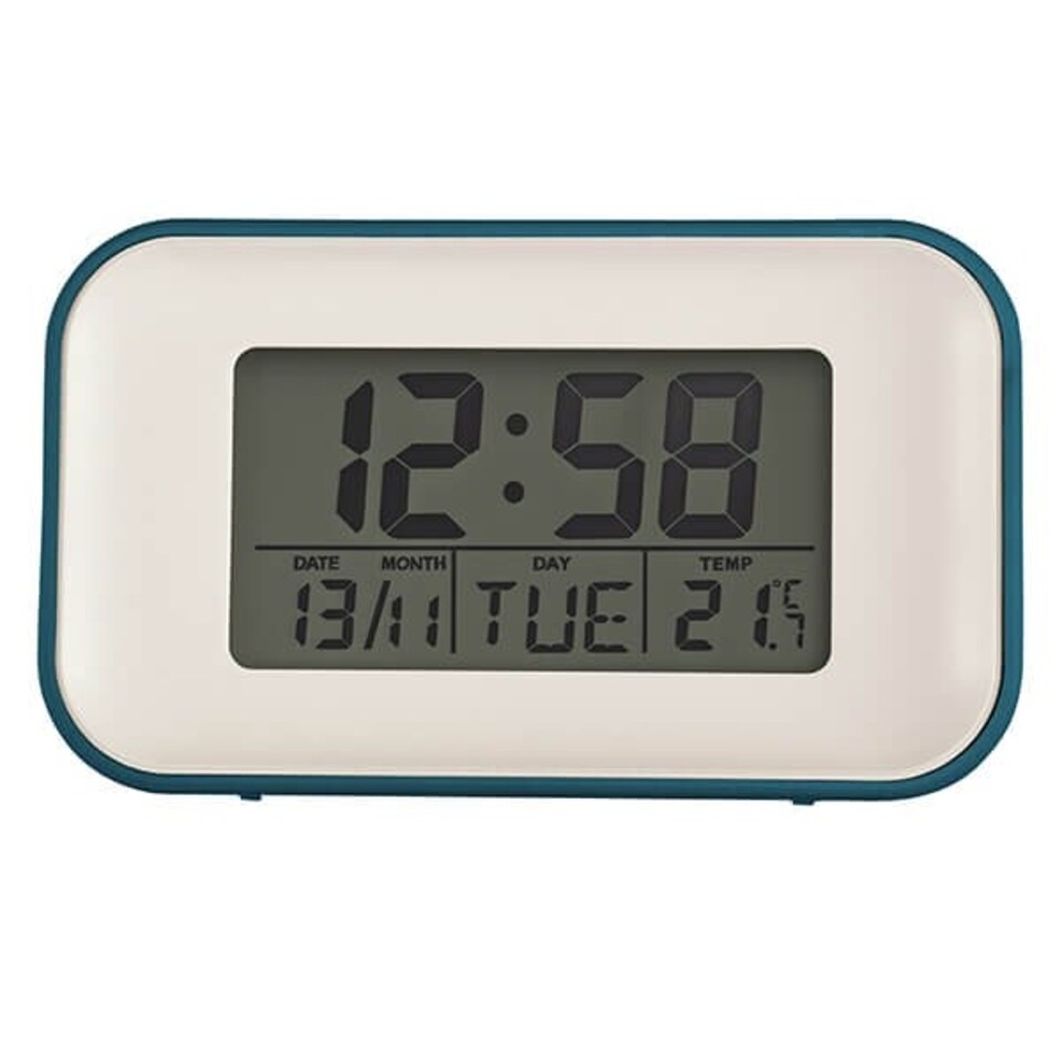 image 1 of Acctim Alta Alarm Clock Storm Blue | Blue