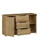 image 5 of Orkney 3 Drawer Sidebaord with 2 Doors in Mauvella Oak