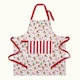 image 1 of Homescapes Red Owls Cotton Apron