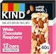 image 5 of Kind Bars, White Chocolate Raspberry, Healthy Snack, Gluten Free Snack Bars, No Artificial Colours, Flavours or Preservatives, Multipack 12 x 40g | Pink
