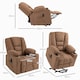 image 7 of HOMCOM Riser and Recliner Chair w/ Remote, Lift Chair for Elderly, Brown | Brown