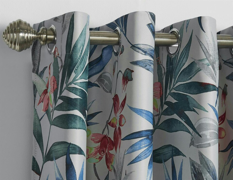 image 1 of Florida Fully Lined Eyelet Curtains - Fuschia - 168x183cm