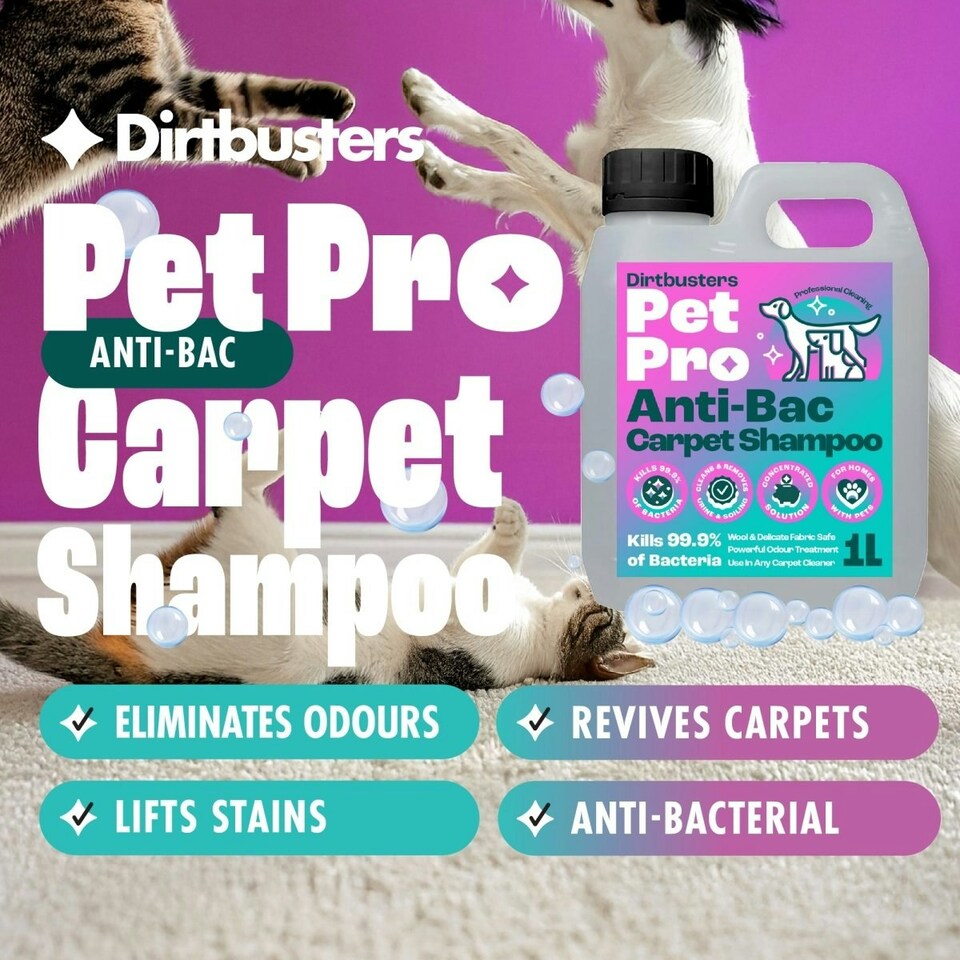image 1 of Pet Pro Antibacterial Carpet Cleaning Shampoo (1L)