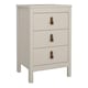 image 1 of Barcelona Bedside Table 3 Drawers in Cashmere N/A