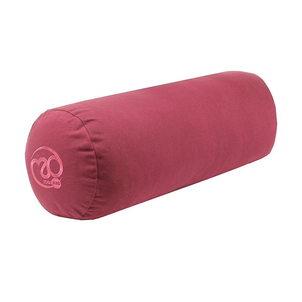 Yoga-Mad Organic Cotton Yoga Bolster | Purple | Plum | One Size | 1