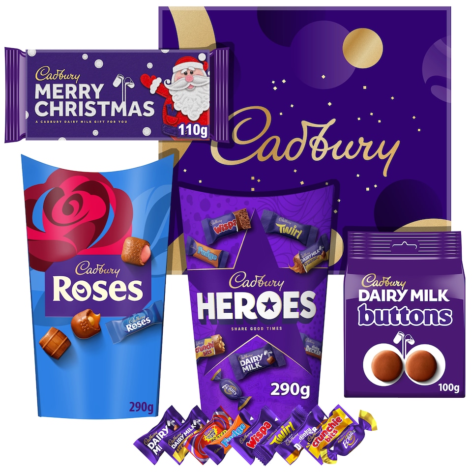 image 1 of Cadbury Christmas Family Sharing Chocolate Hamper Medium