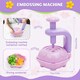 image 6 of DIY Flower Bouquet Craft Kit for Kids – Decorate with Press Machine, Colorful Petals, Basket & Vase