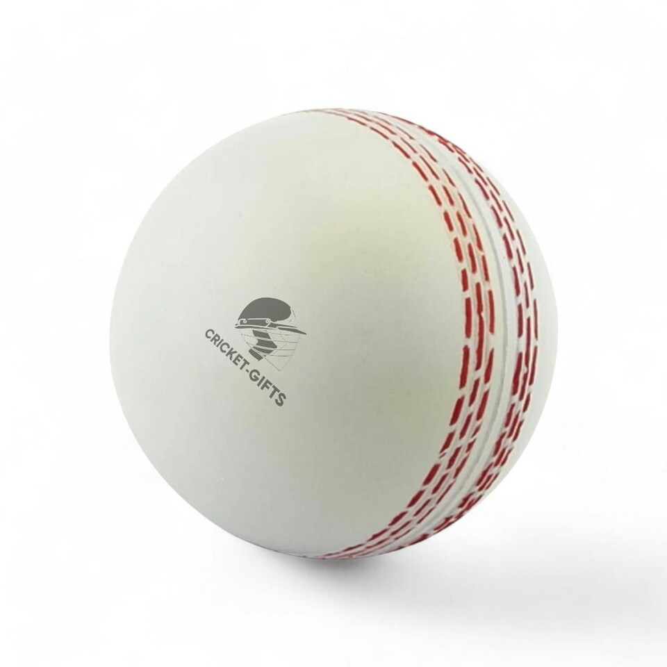 image 1 of CRICKET-GIFTS - Large Cricket Ball Squeezy Stress Ball | Relieve Tension & Improve Focus Red