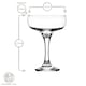 image 3 of Rink Drink Champagne Saucers - 200ml - Clear - Pack of 6