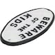 image 2 of Beware of the Kids Cast Iron Sign Plaque Door Wall House Fence Gate Garden