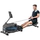 image 1 of SPORTNOW Water Rowing Machine with Adjustable Resistance, Vertical Storage