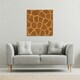 image 2 of Giraffe Print (Canvas Print) 101 x 101 x 4cm