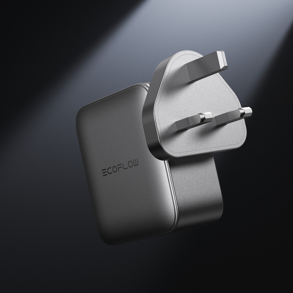 image 1 of EcoFlow 140W Rapid GaN Wall AC Charger