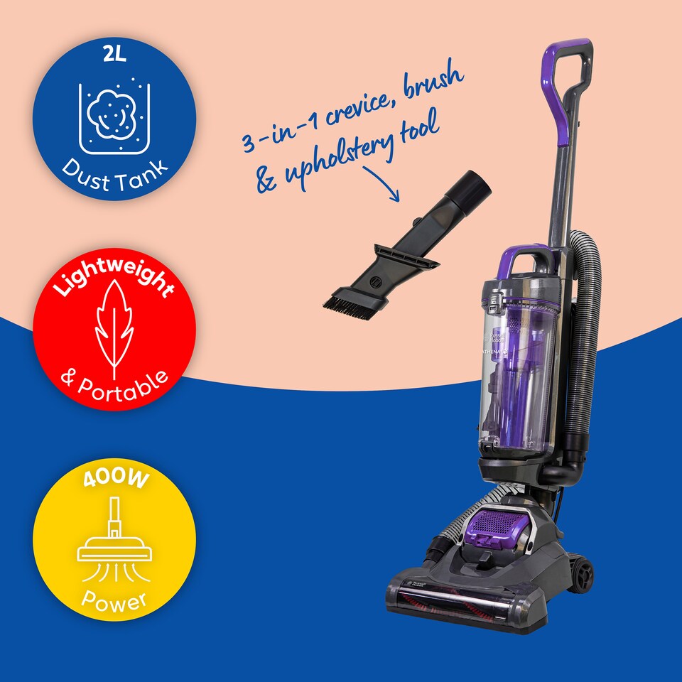 image 1 of Russell Hobbs RHUV5601 ATHENA2 Pet Upright Vacuum