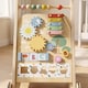 image 8 of AIYAPLAY Wooden Baby Walker with Speed Control, Activity Centre for 18 M+