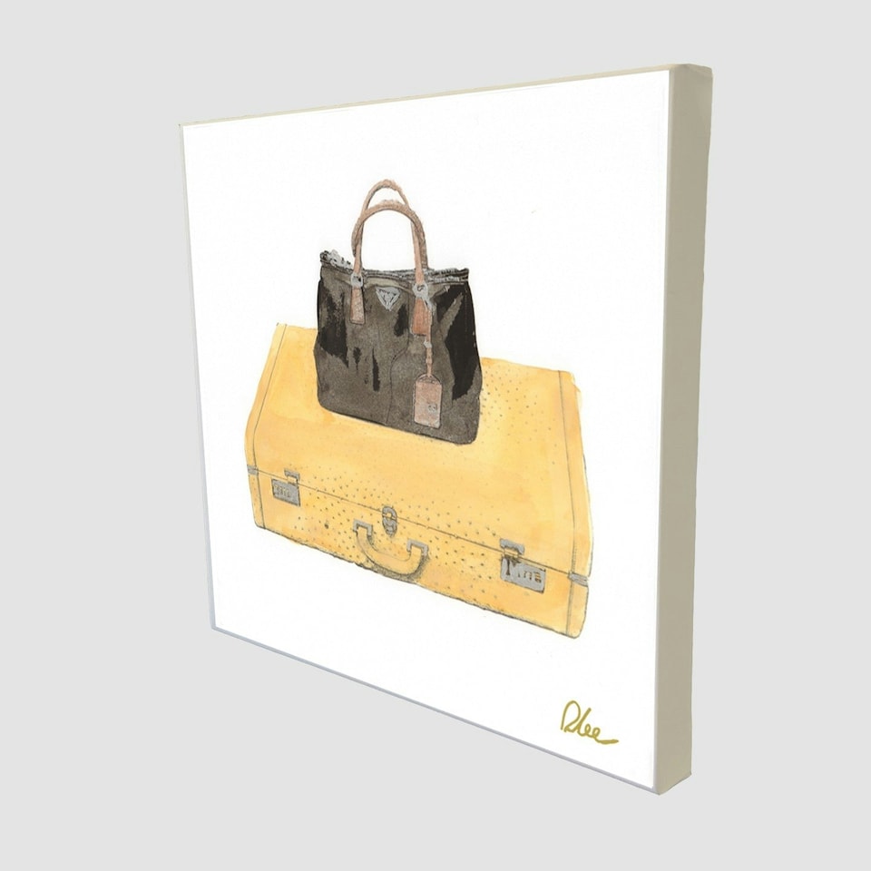 Holiday Shopping (Canvas Print) 50" x 50"