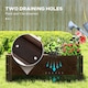 image 6 of Outsunny Wooden Garden Raised Bed Planter Grow Containers Pot,