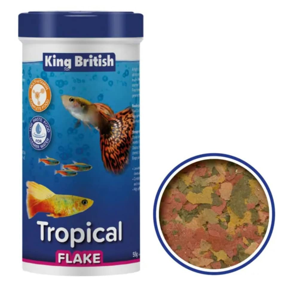 King British Tropical Fish Flake 12g - Tesco Groceries