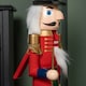image 6 of 60cm Christmas Nutcracker Wooden Soldier Decoration - Red Jacket Blue Trousers