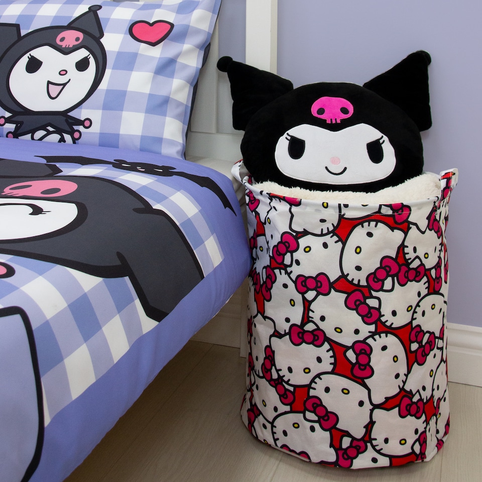 image 1 of Hello Kitty Star Fabric Storage Hamper