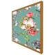 image 4 of Bright flower on green (Picutre Frame) Brown | M